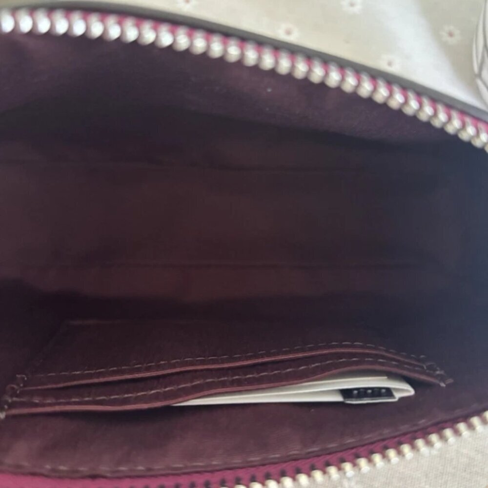 Coach Nolita 19 Shoulder Bag Pink Red Patent Leather Wristlet Clutch CW408 - Picture 14 of 14